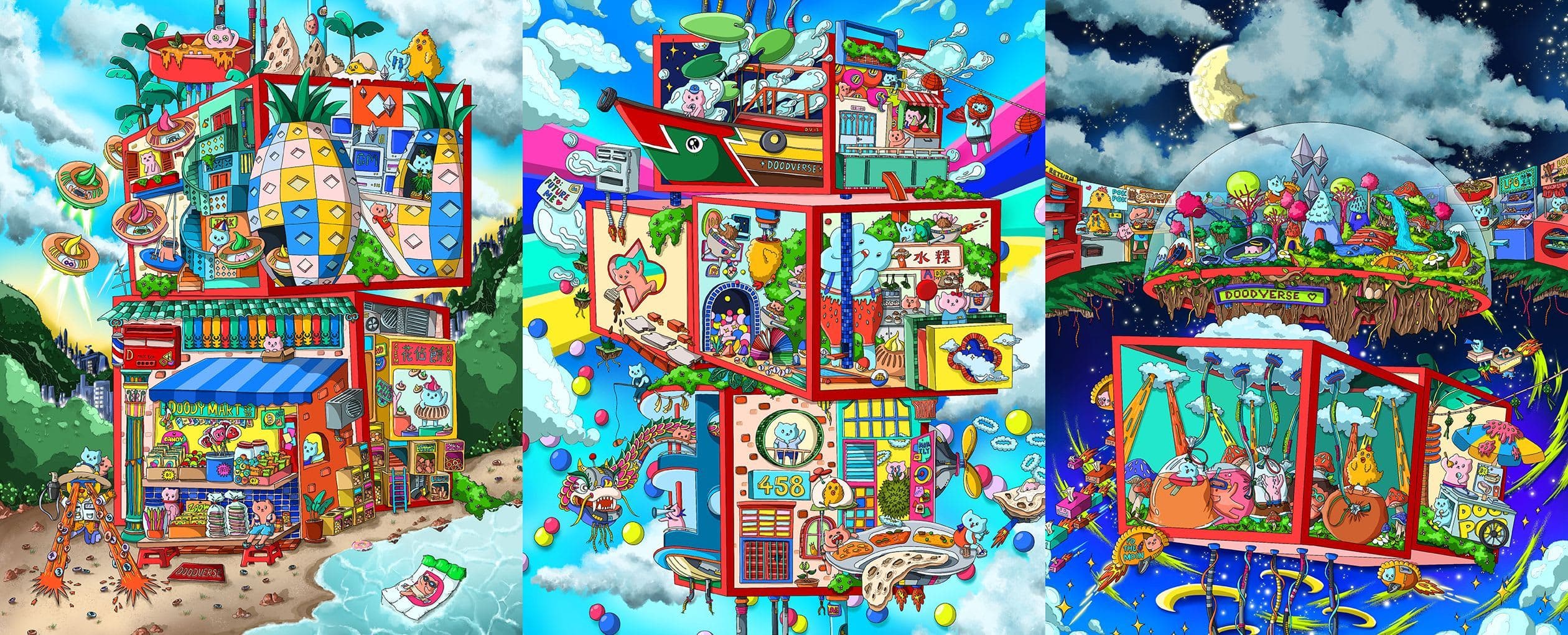 Up, Up and Hopscotch Away