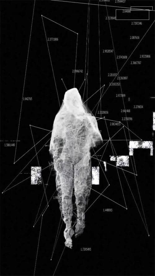 Attractives Glitch Abstract